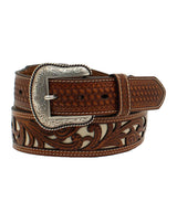 Nocona Floral Engraved Cowboy belt