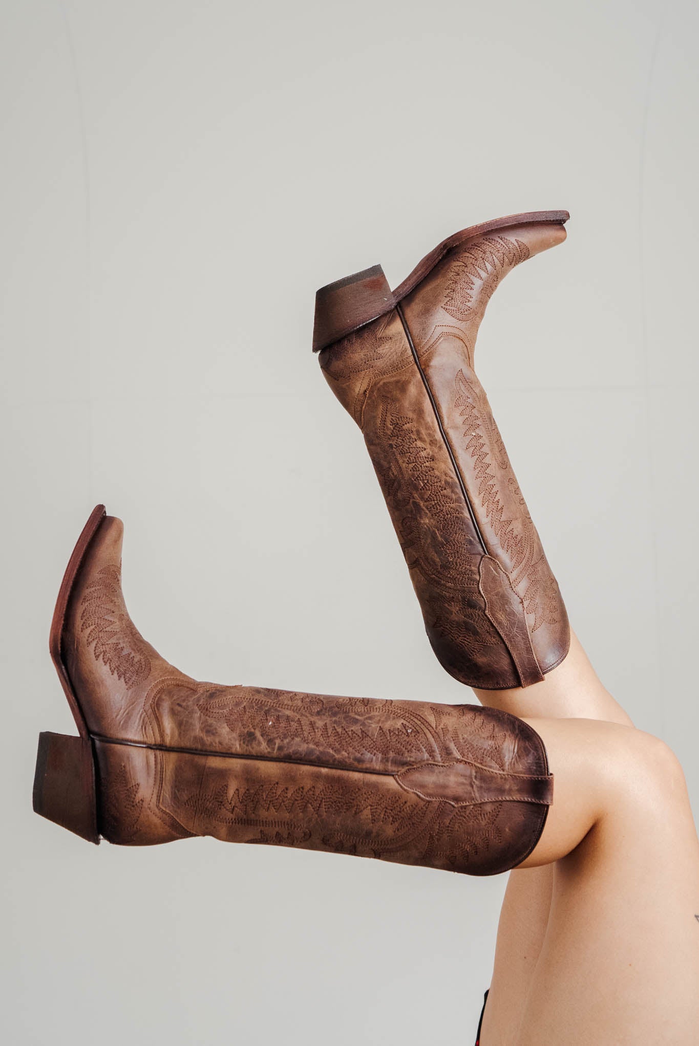 Coraline X Snip Toe Midi Cowgirl Boot