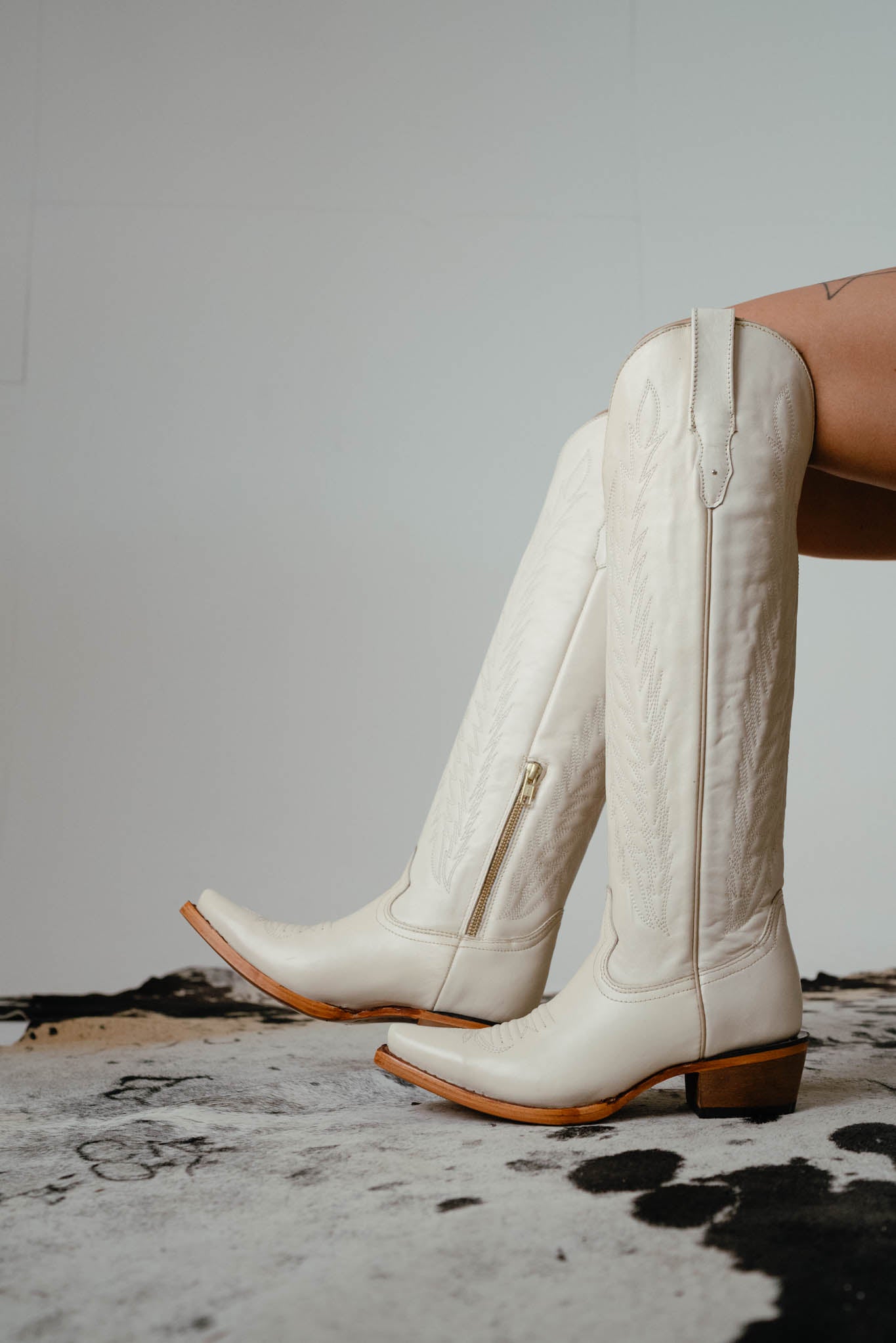 Valentina Tall Neutral Edition Snip Toe Cowgirl Boot