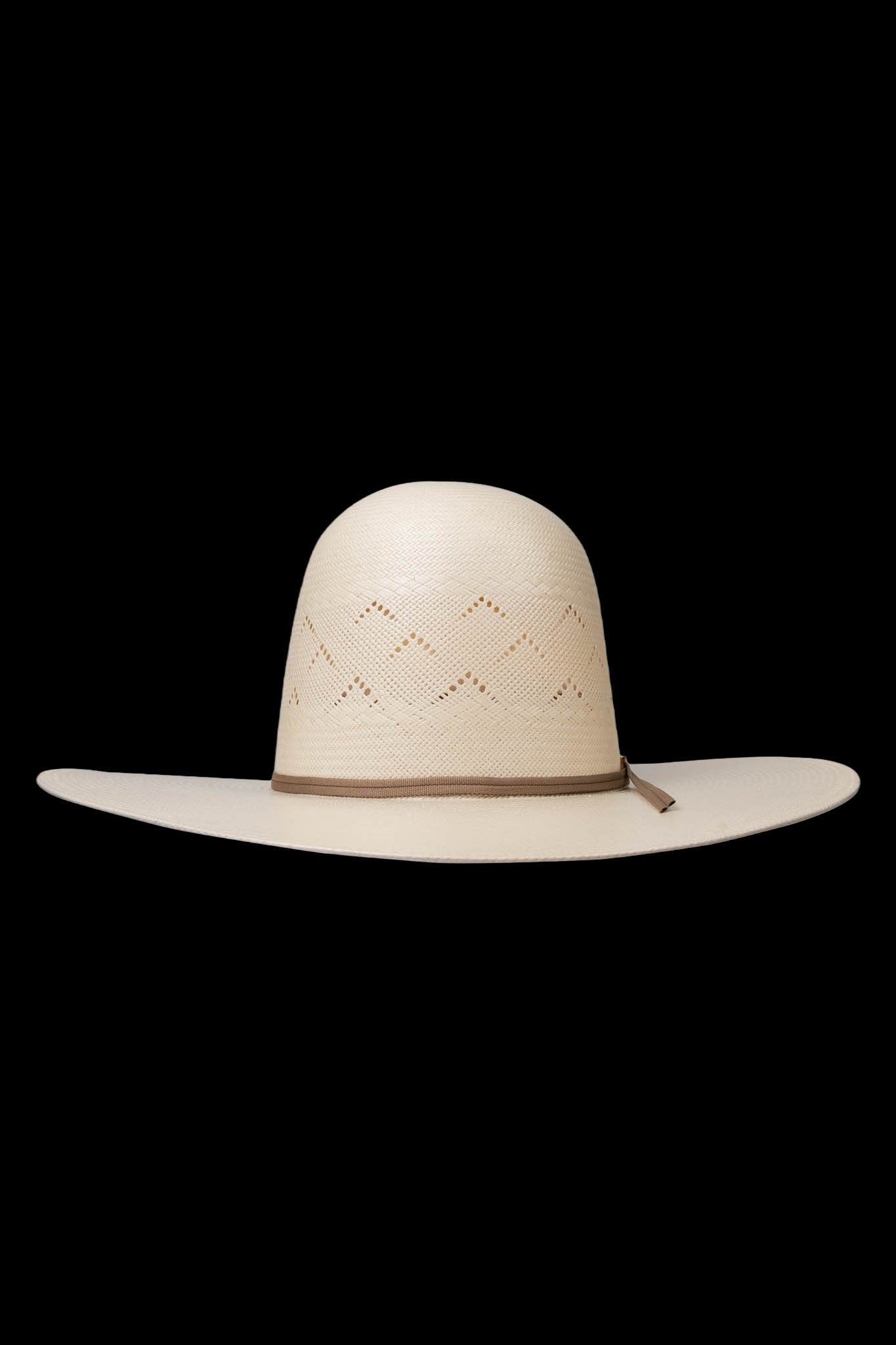 Barrett 100X Open Crown Straw Hat