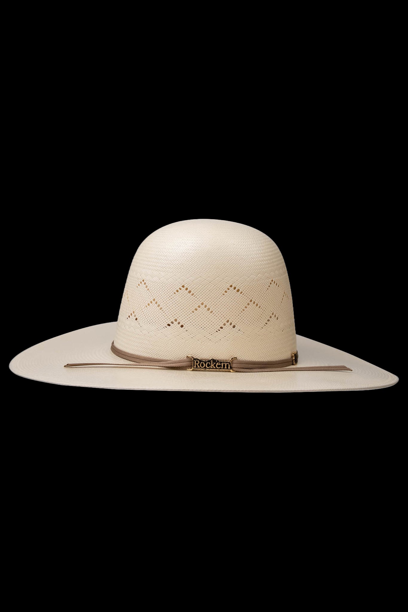 Barrett 100X Open Crown Straw Hat