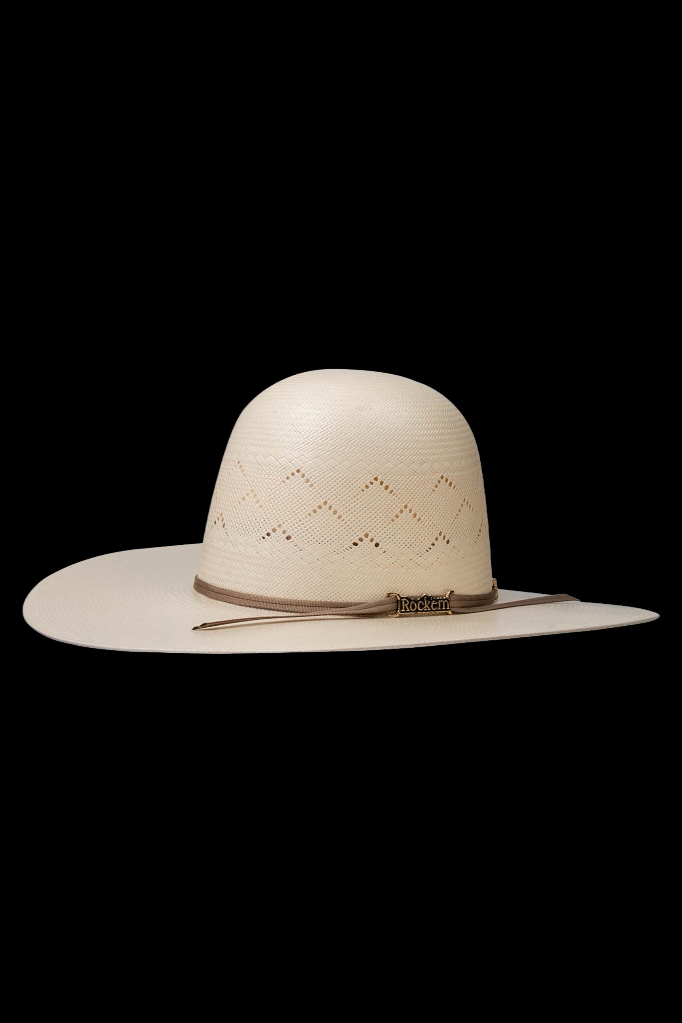 Barrett 100X Open Crown Straw Hat