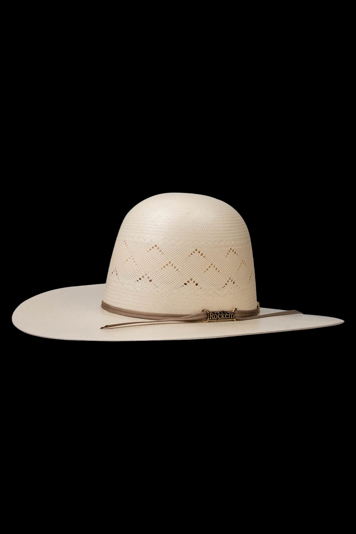 Barrett 100X Open Crown Straw Hat