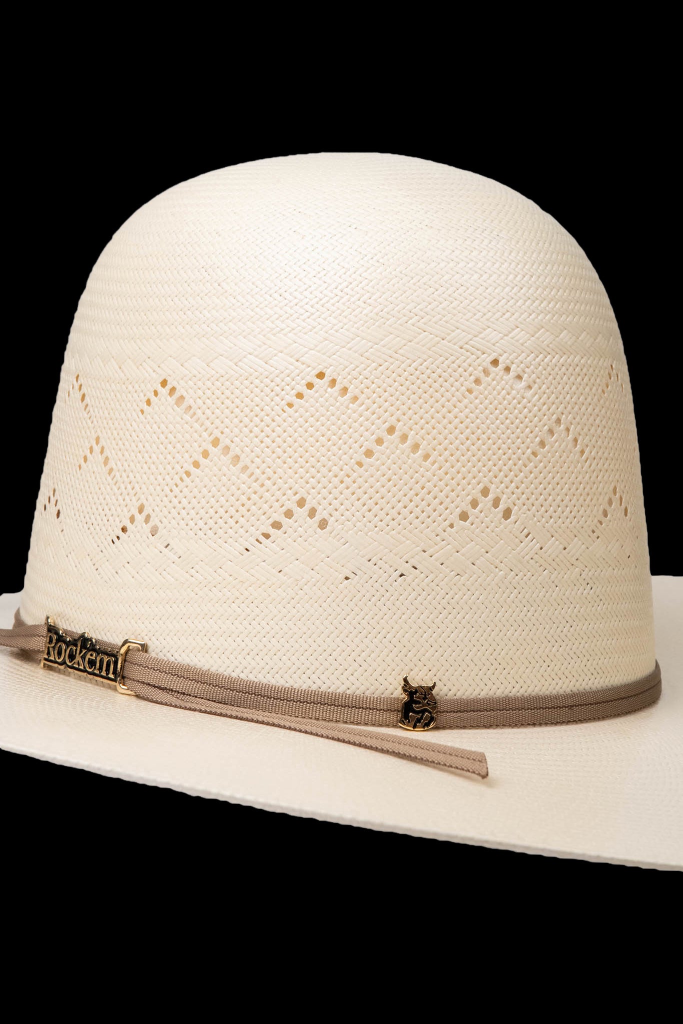Barrett 100X Open Crown Straw Hat