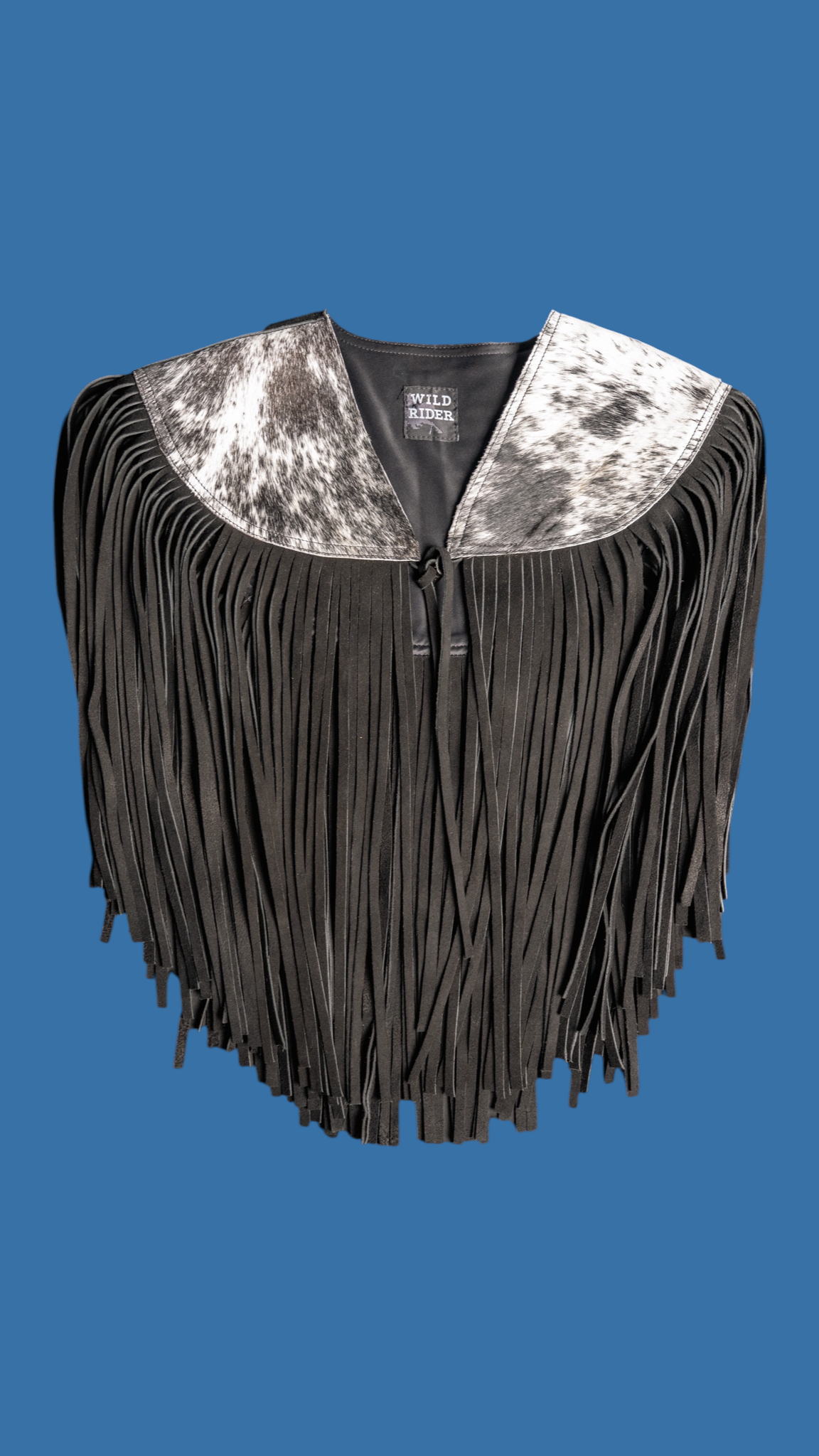 Cowhide Round Fringe Vest