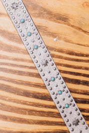 Cowhide Turquoise Belt