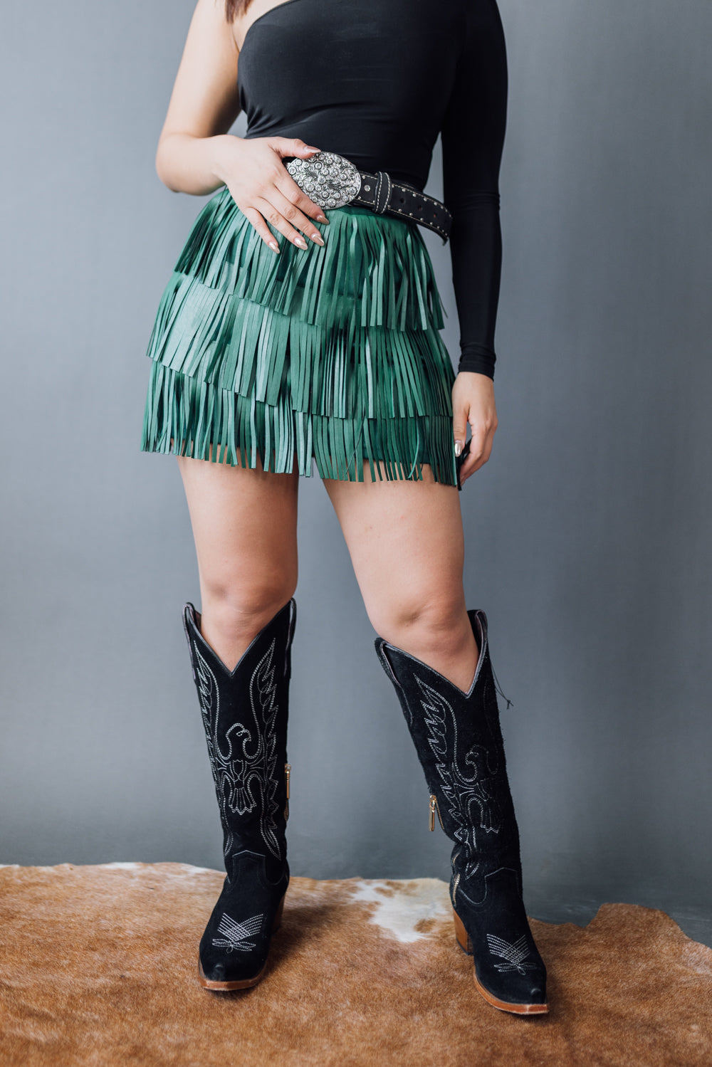 The Melinn Fringe Skirt