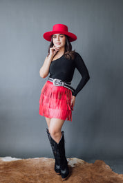 The Melinn Fringe Skirt