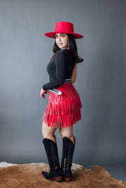 The Melinn Fringe Skirt